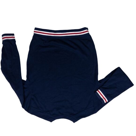 Polo Ralph Lauren Crewneck Sweatshirt Small Spellout Retro Athletic Phys Ed Navy - Picture 2 of 8